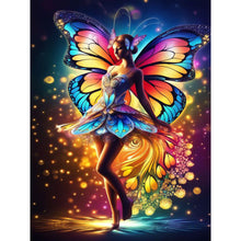 Load image into Gallery viewer, Butterfly Fairy 30*40CM(Canvas) Full Round Drill Diamond Painting
