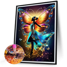 Load image into Gallery viewer, Butterfly Fairy 30*40CM(Canvas) Full Round Drill Diamond Painting
