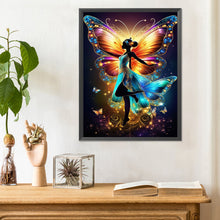 Load image into Gallery viewer, Butterfly Fairy 30*40CM(Canvas) Full Round Drill Diamond Painting
