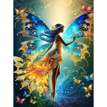 Load image into Gallery viewer, Butterfly Fairy 30*40CM(Canvas) Full Round Drill Diamond Painting
