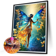 Load image into Gallery viewer, Butterfly Fairy 30*40CM(Canvas) Full Round Drill Diamond Painting
