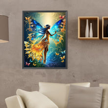 Load image into Gallery viewer, Butterfly Fairy 30*40CM(Canvas) Full Round Drill Diamond Painting
