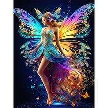 Load image into Gallery viewer, Butterfly Fairy 30*40CM(Canvas) Full Round Drill Diamond Painting
