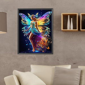 Butterfly Fairy 30*40CM(Canvas) Full Round Drill Diamond Painting