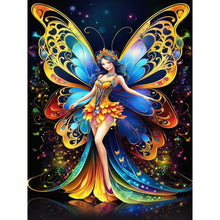 Load image into Gallery viewer, Butterfly Fairy 30*40CM(Canvas) Full Round Drill Diamond Painting
