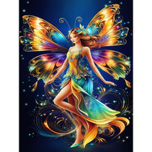 Load image into Gallery viewer, Butterfly Fairy 30*40CM(Canvas) Full Round Drill Diamond Painting
