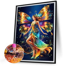 Load image into Gallery viewer, Butterfly Fairy 30*40CM(Canvas) Full Round Drill Diamond Painting
