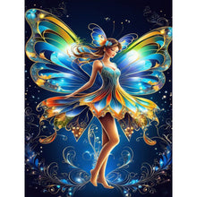 Load image into Gallery viewer, Butterfly Fairy 30*40CM(Canvas) Full Round Drill Diamond Painting
