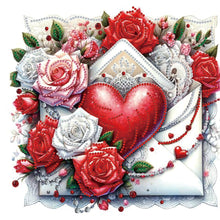 Load image into Gallery viewer, Confession Letter Love Letter 30*30CM(Canvas) Partial Special Shaped Drill Diamond Painting
