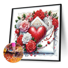 Load image into Gallery viewer, Confession Letter Love Letter 30*30CM(Canvas) Partial Special Shaped Drill Diamond Painting
