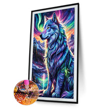 Load image into Gallery viewer, Aurora Wolf 40*60CM(Canvas) Full Round Drill Diamond Painting
