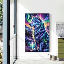 Load image into Gallery viewer, Aurora Wolf 40*60CM(Canvas) Full Round Drill Diamond Painting
