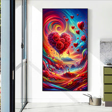 Load image into Gallery viewer, Dreamy Clouds Rose Love 40*70CM(Canvas) Full Round Drill Diamond Painting
