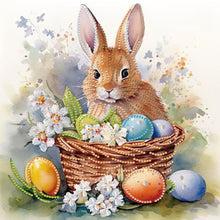 Load image into Gallery viewer, Easter Egg Bunny 30*30CM(Canvas) Partial Special Shaped Drill Diamond Painting
