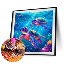 Load image into Gallery viewer, Sea Turtle 30*30CM(Canvas) Full Round Drill Diamond Painting
