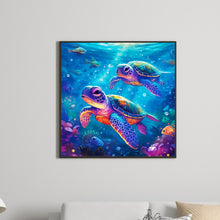 Load image into Gallery viewer, Sea Turtle 30*30CM(Canvas) Full Round Drill Diamond Painting
