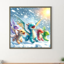 Load image into Gallery viewer, Colorful Dragon 30*30CM(Canvas) Full Round Drill Diamond Painting
