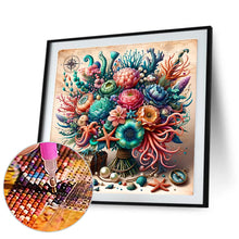 Load image into Gallery viewer, Undersea Bouquet 30*30CM(Canvas) Full Round Drill Diamond Painting
