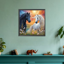 Load image into Gallery viewer, Horse 30*30CM(Canvas) Full Round Drill Diamond Painting
