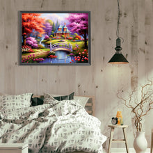 Load image into Gallery viewer, Woods House 40*30CM(Canvas) Full Round Drill Diamond Painting
