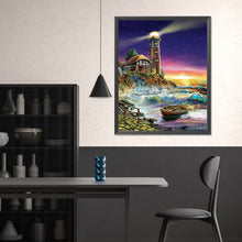 Load image into Gallery viewer, Seaside Lighthouse 40*50CM(Canvas) Full Square Drill Diamond Painting
