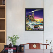 Load image into Gallery viewer, Seaside Lighthouse 40*50CM(Canvas) Full Square Drill Diamond Painting
