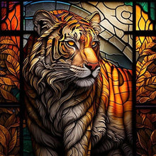 Load image into Gallery viewer, Tiger 30*30CM(Canvas) Full Round Drill Diamond Painting
