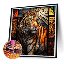 Load image into Gallery viewer, Tiger 30*30CM(Canvas) Full Round Drill Diamond Painting
