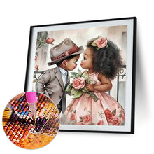 Load image into Gallery viewer, Valentine&#39;S Day Young Couple 30*30CM(Canvas) Full Round Drill Diamond Painting
