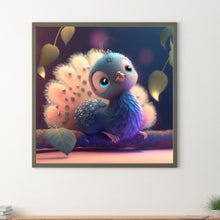 Load image into Gallery viewer, Cute Peacock 30*30CM(Canvas) Full Round Drill Diamond Painting
