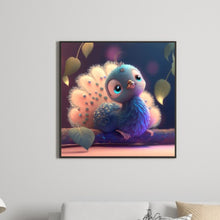 Load image into Gallery viewer, Cute Peacock 30*30CM(Canvas) Full Round Drill Diamond Painting
