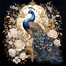 Load image into Gallery viewer, Peacock 40*40CM(Picture) Full Square Drill Diamond Painting
