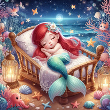 Load image into Gallery viewer, Princess Ariel - 40*40CM 11CT Stamped Cross Stitch
