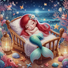 Load image into Gallery viewer, Princess Ariel - 40*40CM 11CT Stamped Cross Stitch
