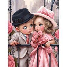 Load image into Gallery viewer, Valentine&#39;S Day Couple 30*40CM(Picture) Full Square Drill Diamond Painting
