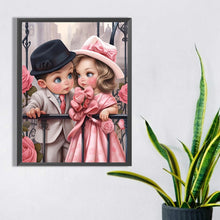 Load image into Gallery viewer, Valentine&#39;S Day Couple 30*40CM(Picture) Full Square Drill Diamond Painting
