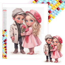 Load image into Gallery viewer, Valentine&#39;S Day Couple 30*40CM(Picture) Full Square Drill Diamond Painting
