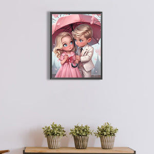 Valentine'S Day Couple 40*50CM(Picture) Full Square Drill Diamond Painting