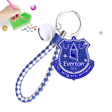 Load image into Gallery viewer, Double Sided Diamond Painting Art Keychain Pendant for Home Decor (Everton)
