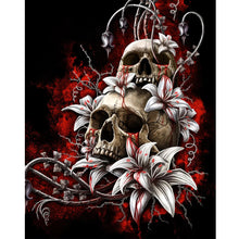 Load image into Gallery viewer, Skull 40*50CM(Canvas) Full Round Drill Diamond Painting
