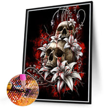 Load image into Gallery viewer, Skull 40*50CM(Canvas) Full Round Drill Diamond Painting
