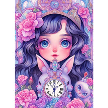 Load image into Gallery viewer, Girl And Bunny 40*55CM(Canvas) Full Round Drill Diamond Painting
