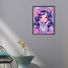 Load image into Gallery viewer, Girl And Bunny 40*55CM(Canvas) Full Round Drill Diamond Painting
