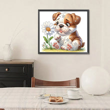 Load image into Gallery viewer, Bulldog 35*30CM(Canvas) Partial Special Shaped Drill Diamond Painting
