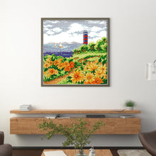 Load image into Gallery viewer, Joy Sunday Korean Scenery (2) Summer 29*29CM14CT 2 Stamped Cross Stitch
