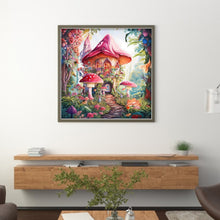 Load image into Gallery viewer, Mushroom Castle 40*40CM14CT 2 Stamped Cross Stitch
