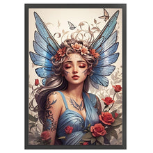 Load image into Gallery viewer, Butterfly Girl 40*60CM14CT 2 Stamped Cross Stitch
