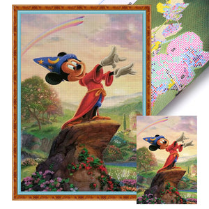 Mickey Mouse 30*45CM11CT 3 Stamped Cross Stitch