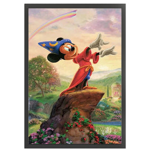 Mickey Mouse 30*45CM11CT 3 Stamped Cross Stitch
