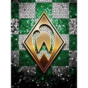 Werder Bremen Logo 30*40CM(Canvas) Full Round Drill Diamond Painting